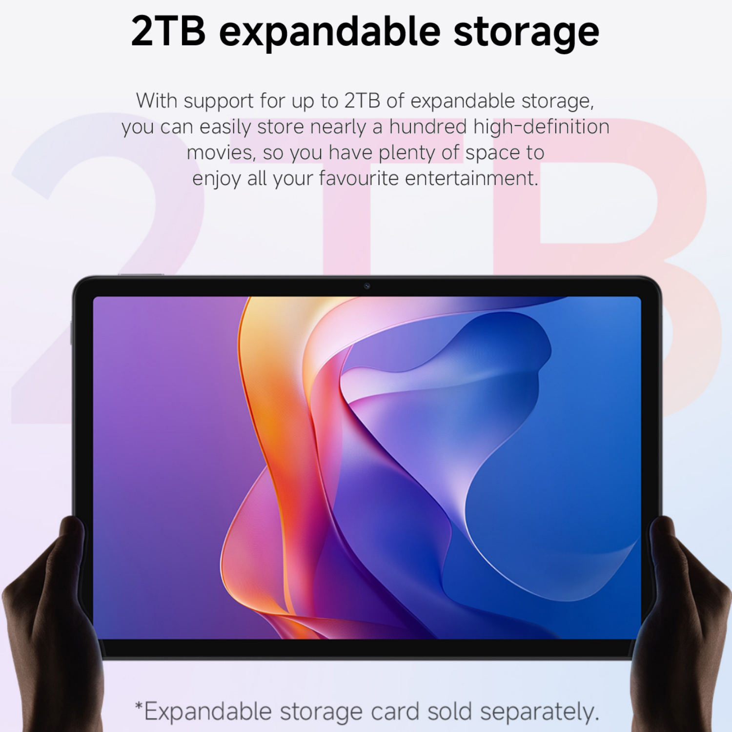 Xiaomi Redmi Pad 2 4G, 8+256GB,11-Inch 90Hz 2.5K Eye Care Display,MediaTek Helio G100-Ultra, HyperOS2, 9000mAh (typ) Large Battery, 18W Fast Charging