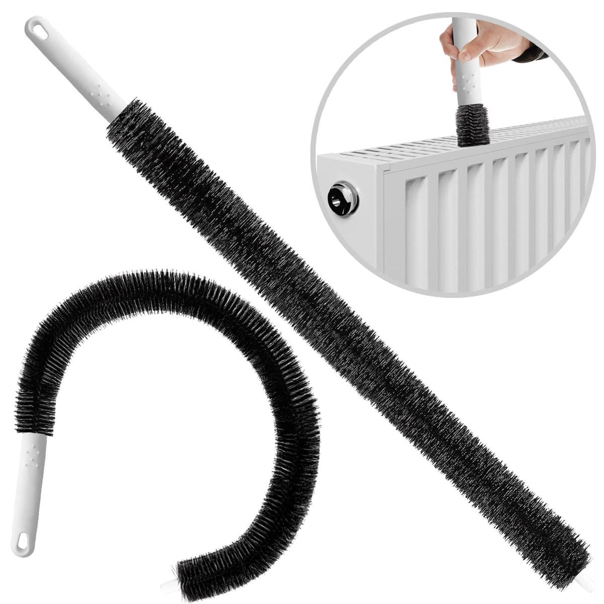 Image of Monzana® Duster Radiator Brush 84 Cm Flexible Washable Soft Bristles Household Heating Brush Cleaning Brush Energy-saving