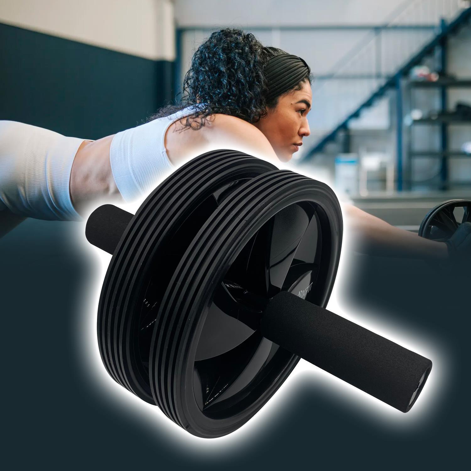 4in1 Home Gym Kit with Yoga Ab Roller Wheel