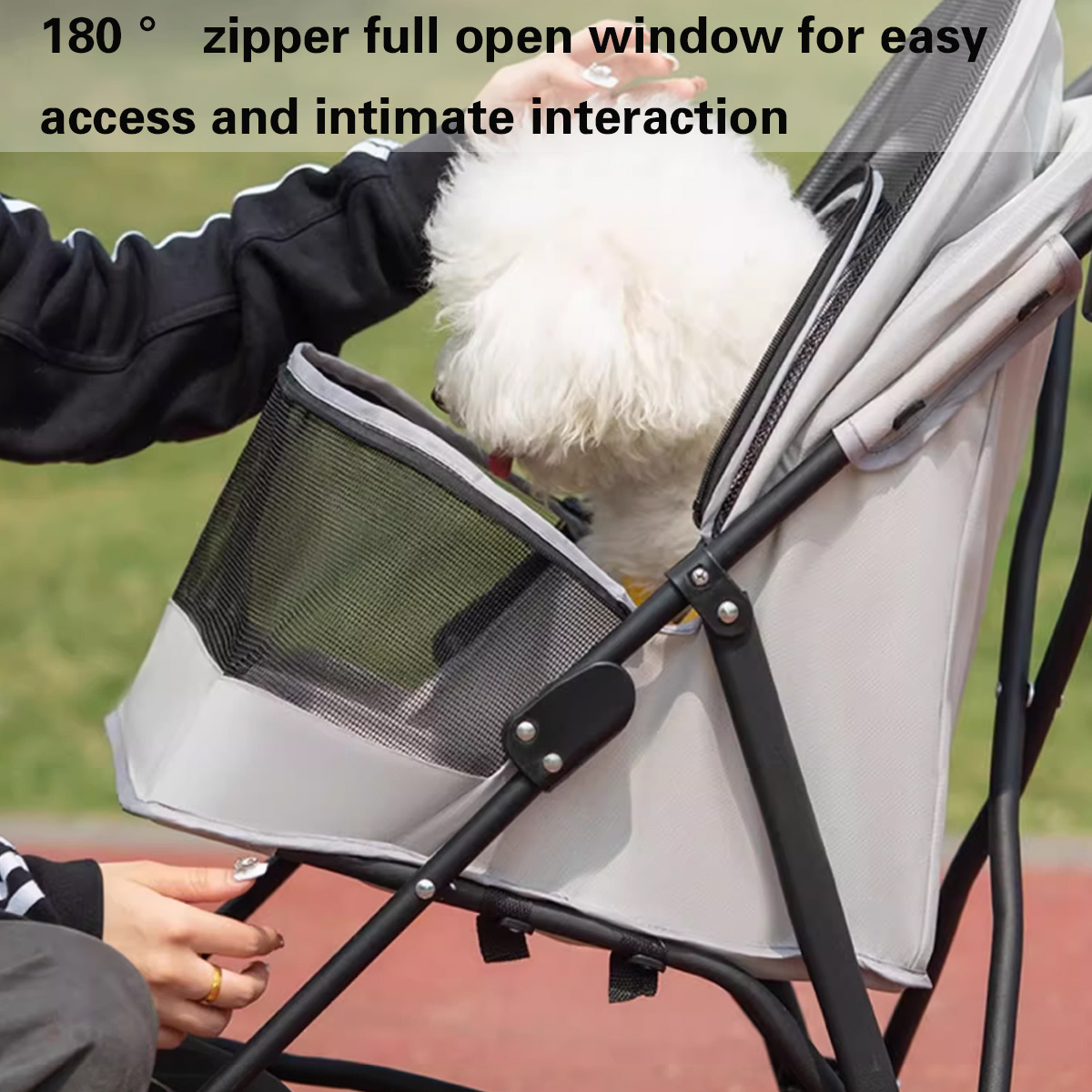 Foldable Dog Stroller for Small Dogs