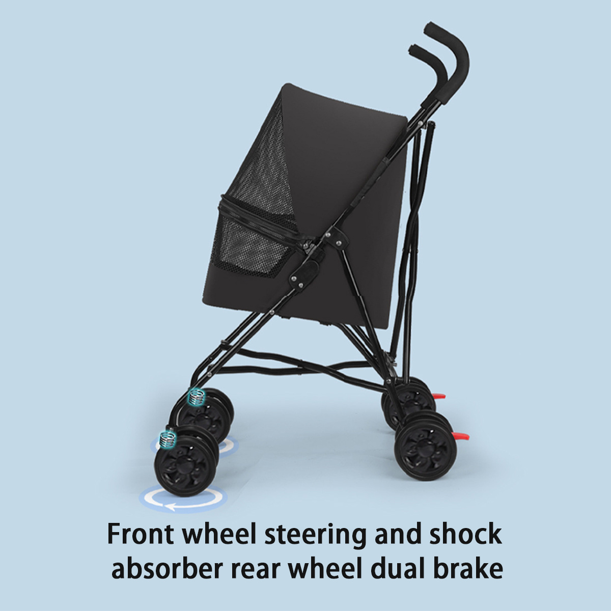 Foldable Dog Stroller for Small Dogs