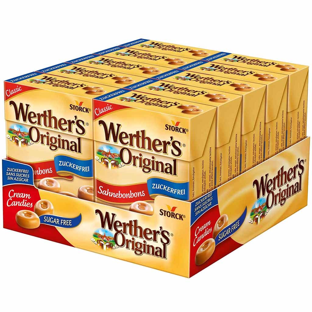 E-shop Werthers Original zuckerfrei mini Box 10x 42g=420g