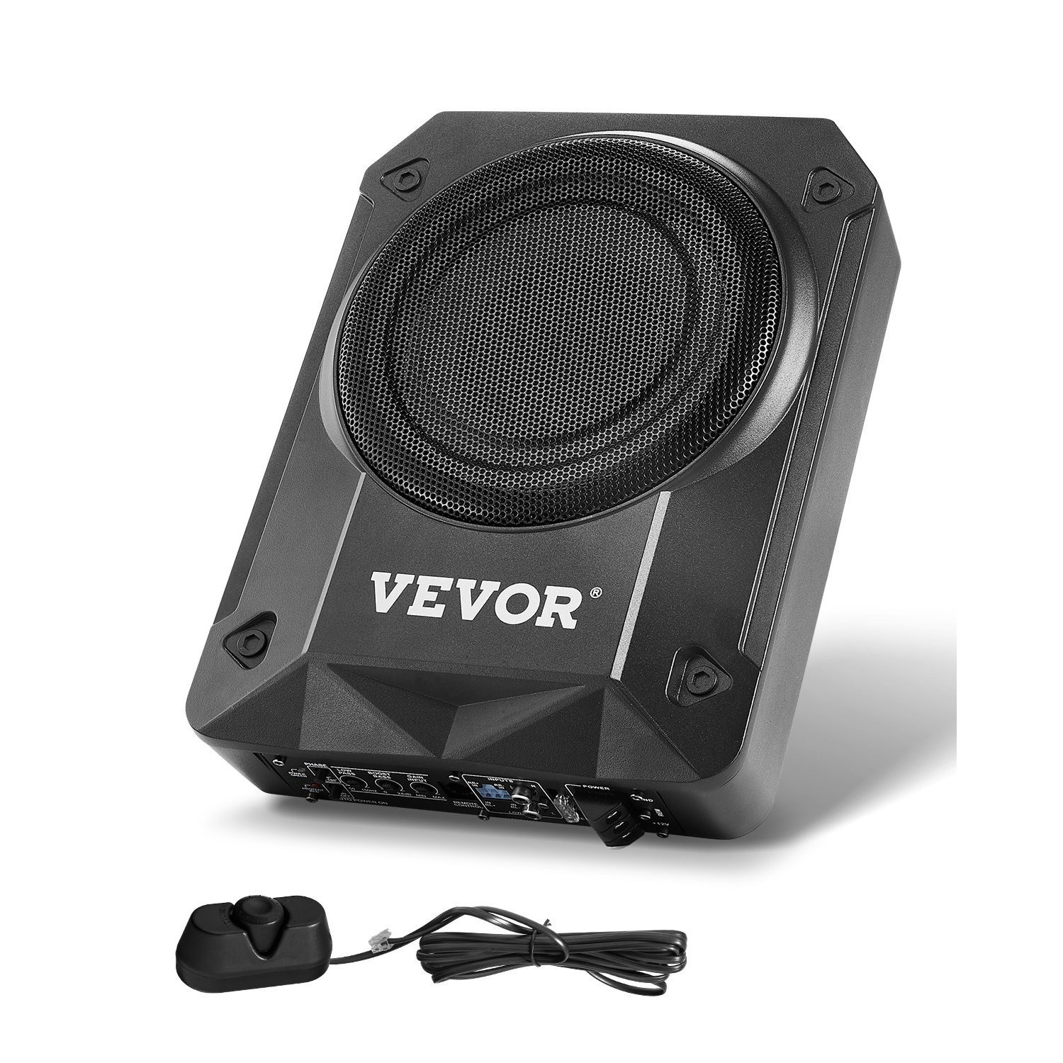 Vevor 8" 400w Under Seat Car Subwoofer Slim Powered Car/truck Subwoofer System