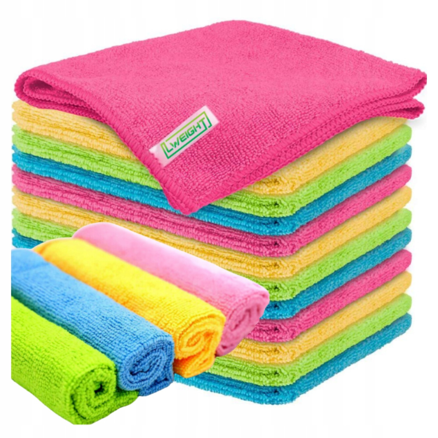 12pcs Soft Sponge Kitchen Sponge With Microfiber 30x30cm High Quality