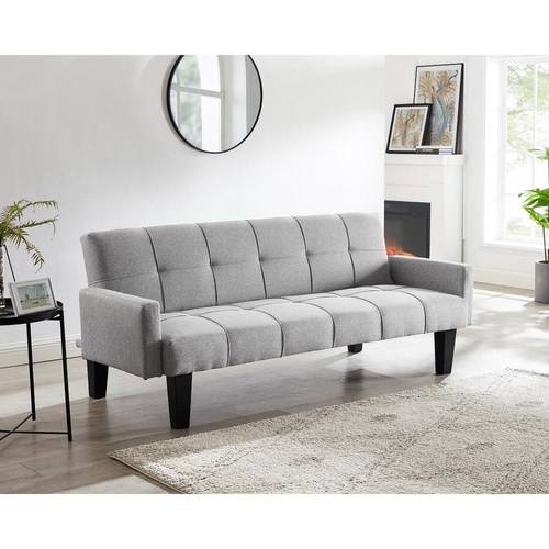 lucas sofa bed grey fabric