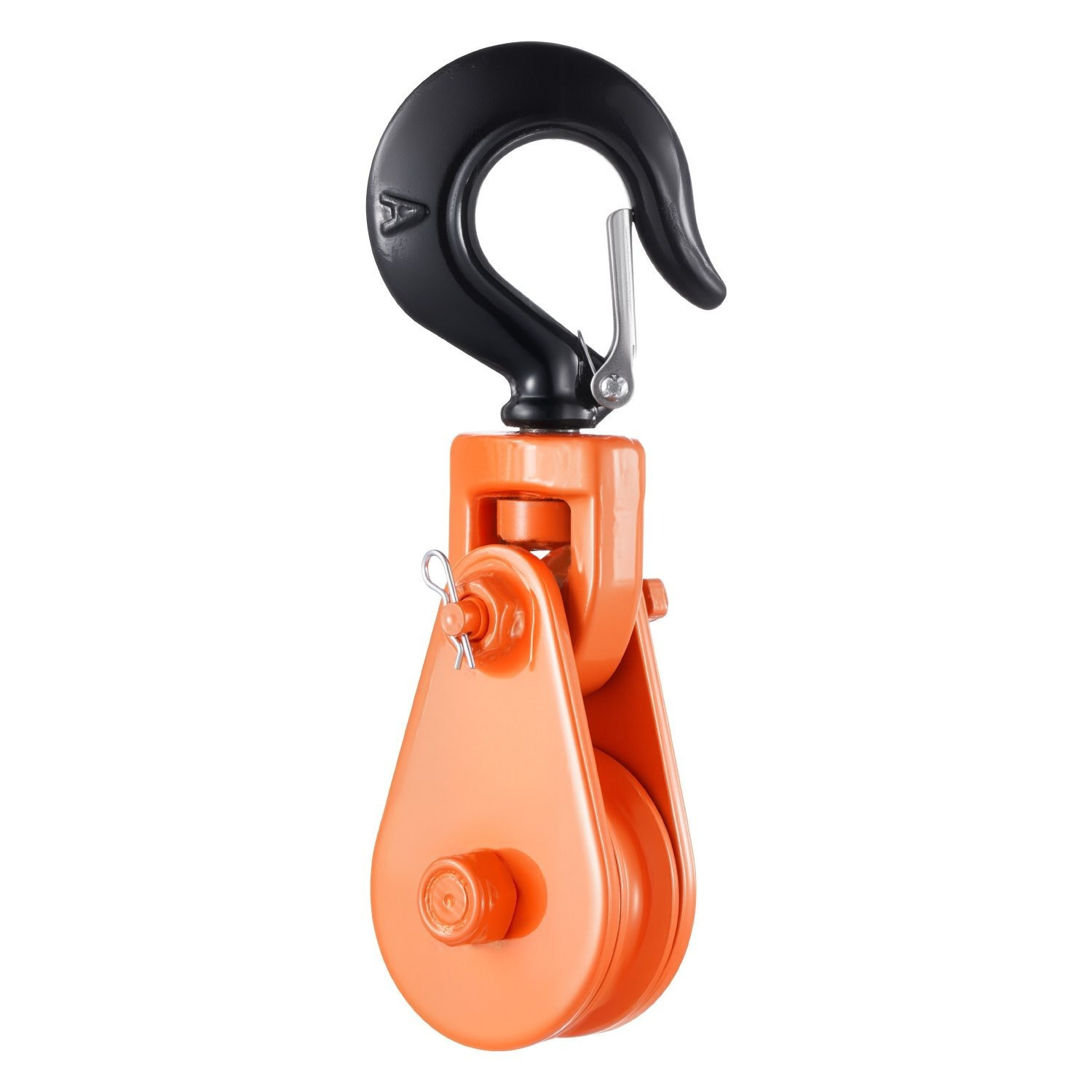 Vevor Block With Swivel Hook 3" Sheave 3/8" Wire Rope