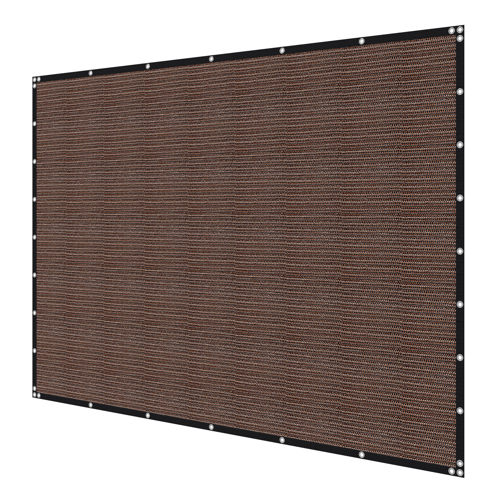 TEMU Vevor 90% Sun Shade Cloth Privacy Screen 8 X 12 Ft For Patio Garden (brown)