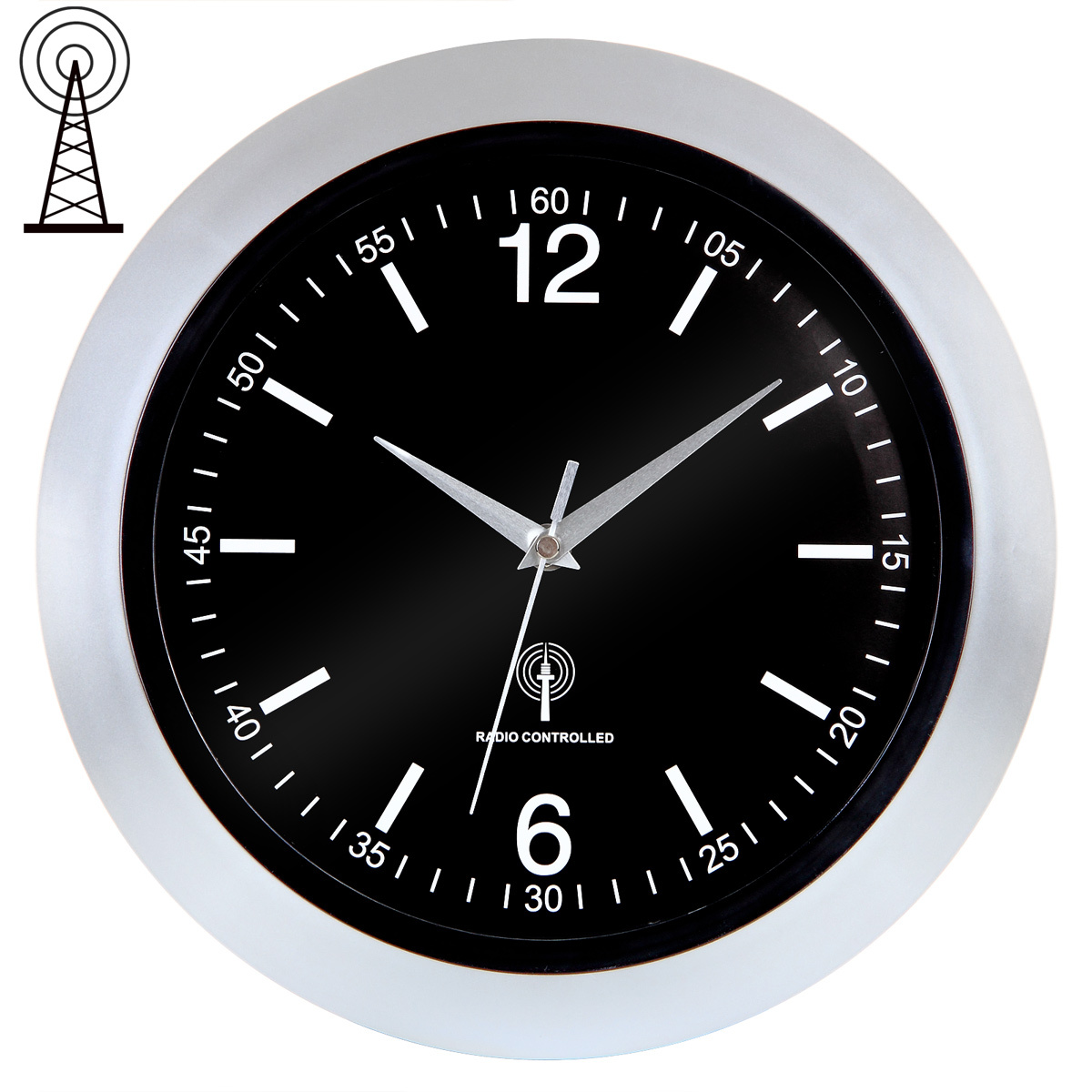 wanduhr funk groß 30cm modern batterien ohne Temu Germany