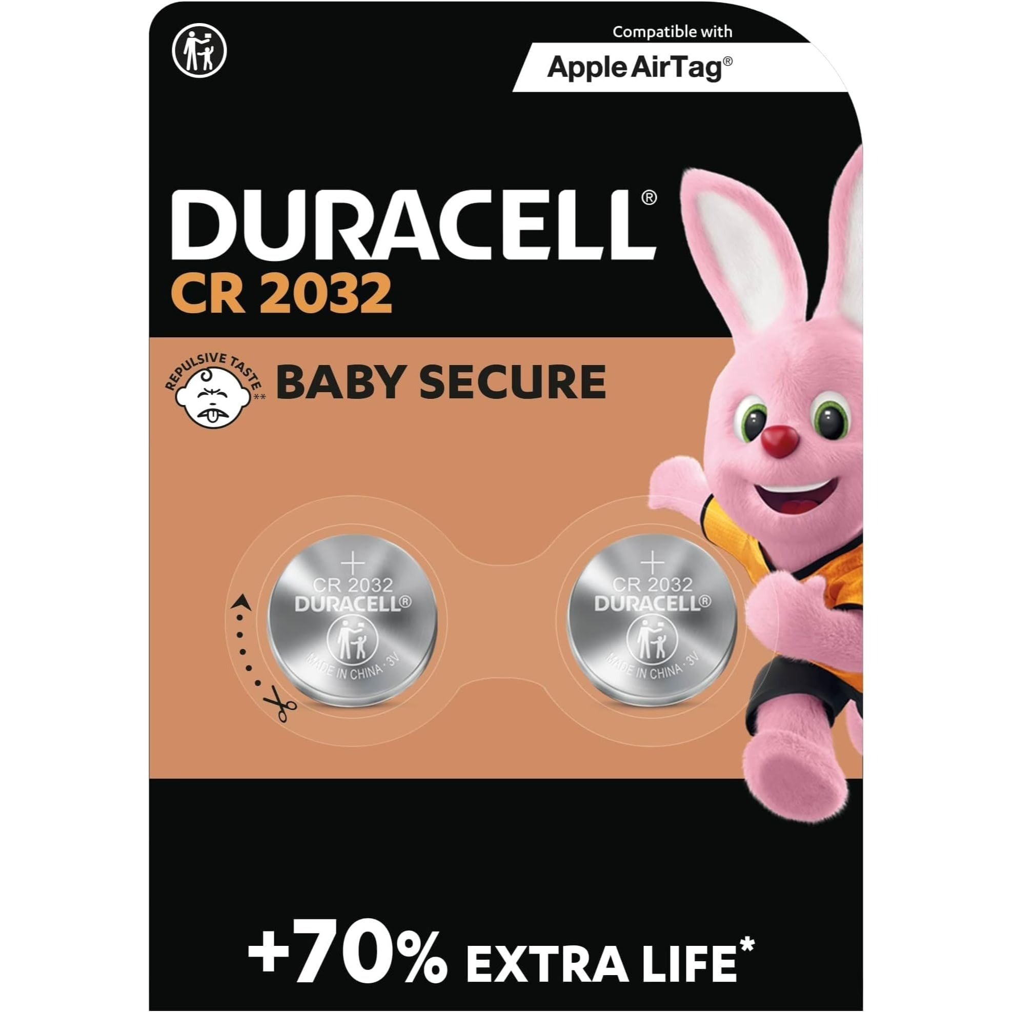 TEMU Duracell Cr2032 Coin Batteries 3v (2 Pack)