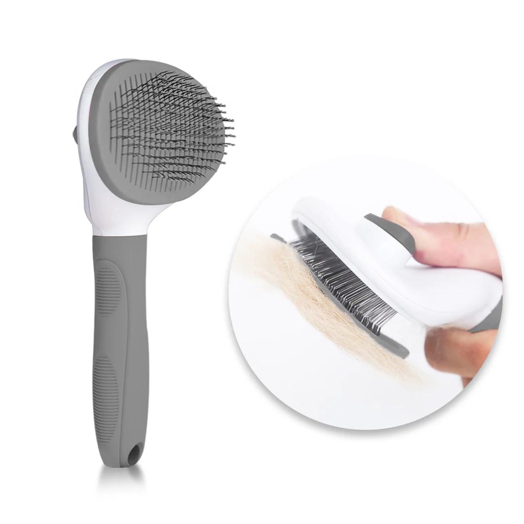 TEMU Pet Grooming Brush Stainless Steel Bristles