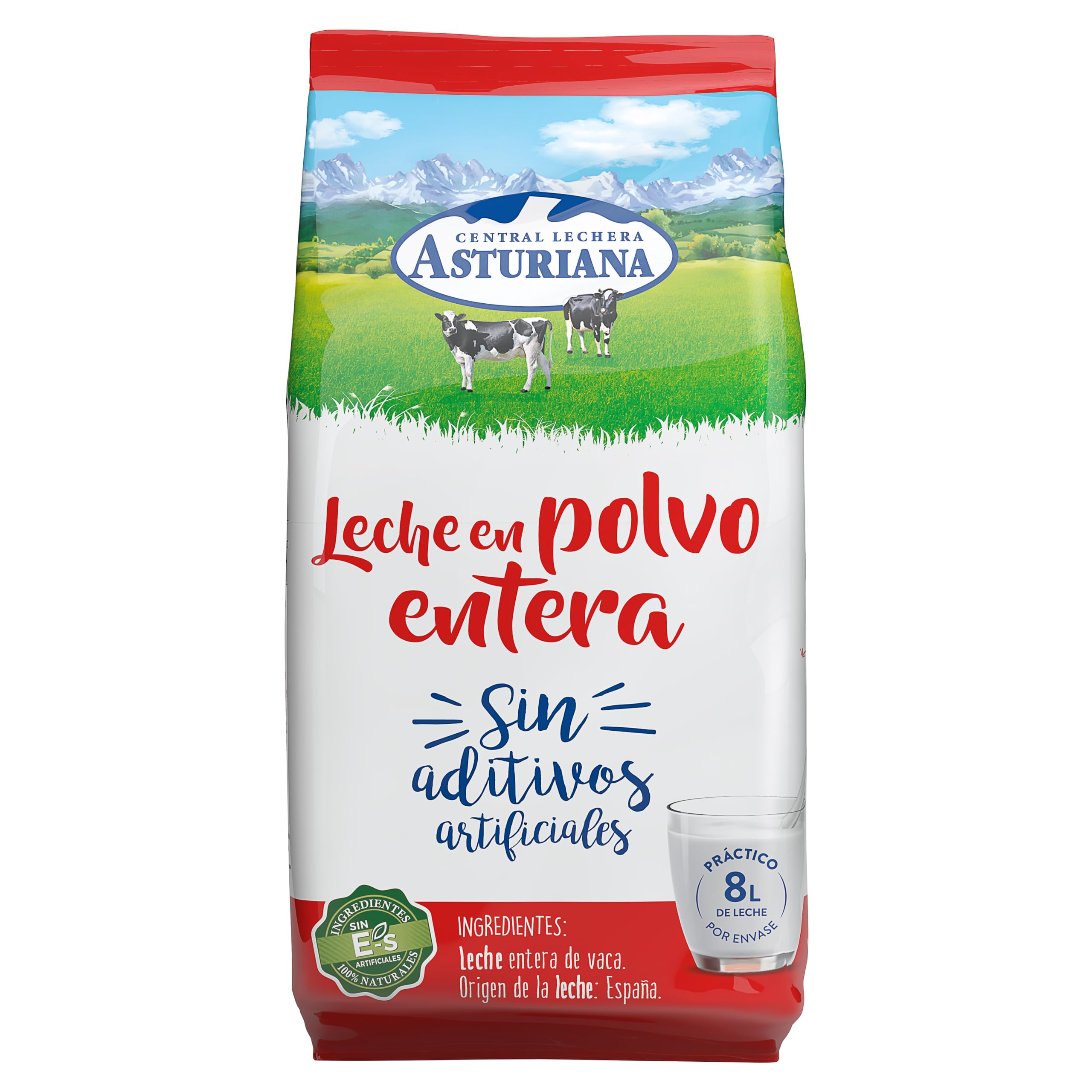 Central Lechera Asturiana Whole Milk Powder, 1kg Bag