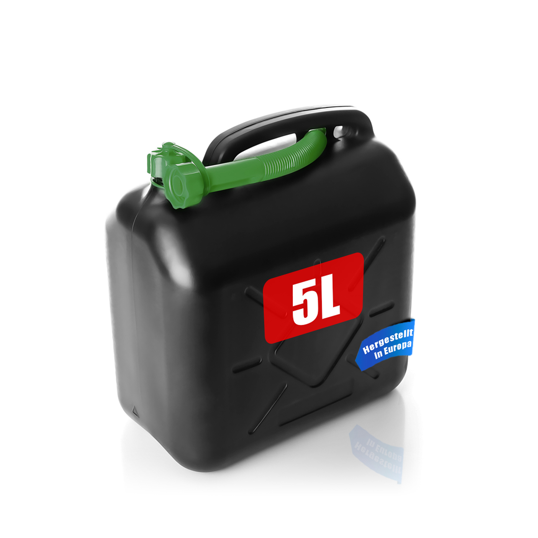 TEMU 5l Gas Can With Flexible Spout - Fuel Canister For Gasoline & - Un-approved Portable Reserve Canister -