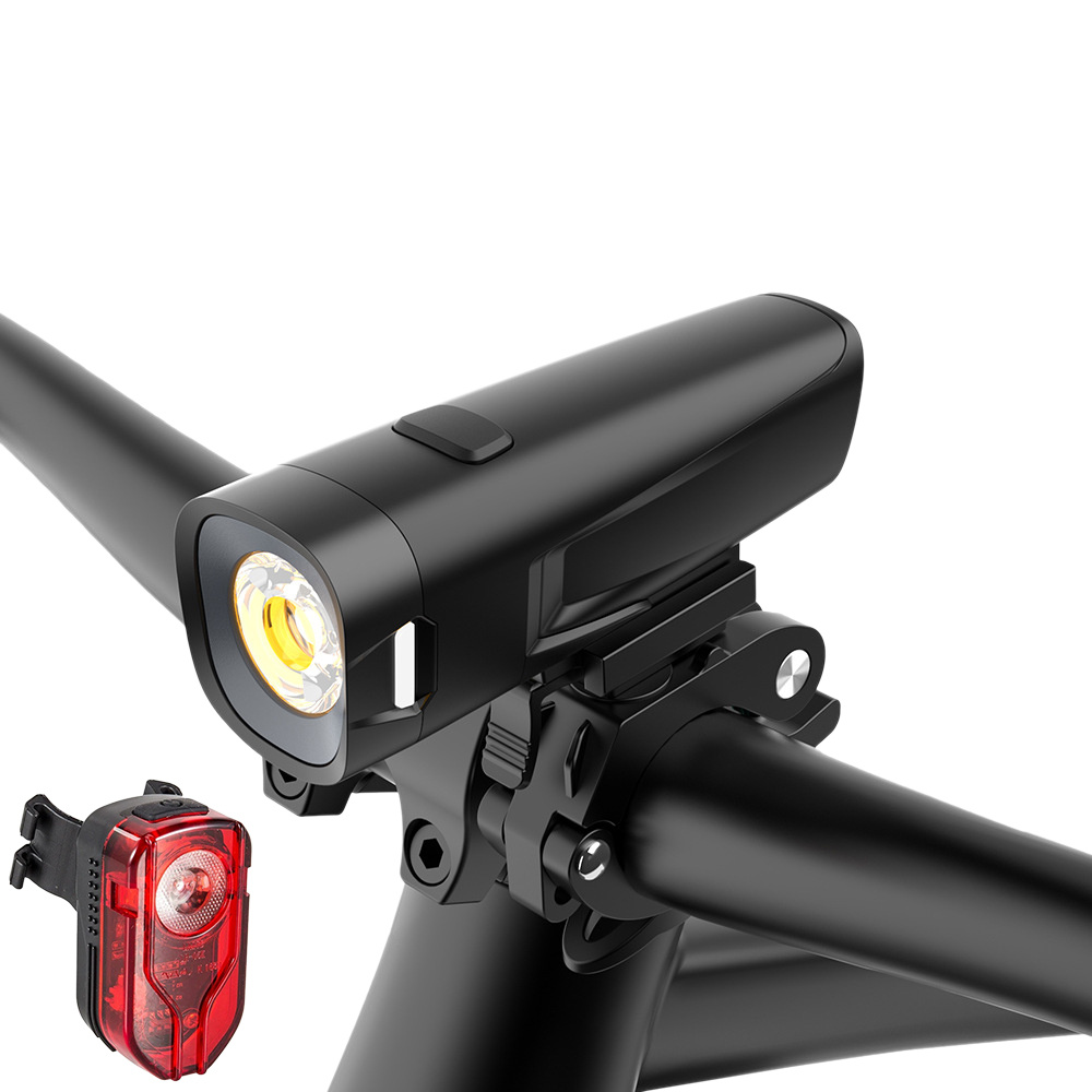 TEMU Bike Light Kit Usb Rechargeable 40lux Bike Light Kit Of Light And A Rear Light.