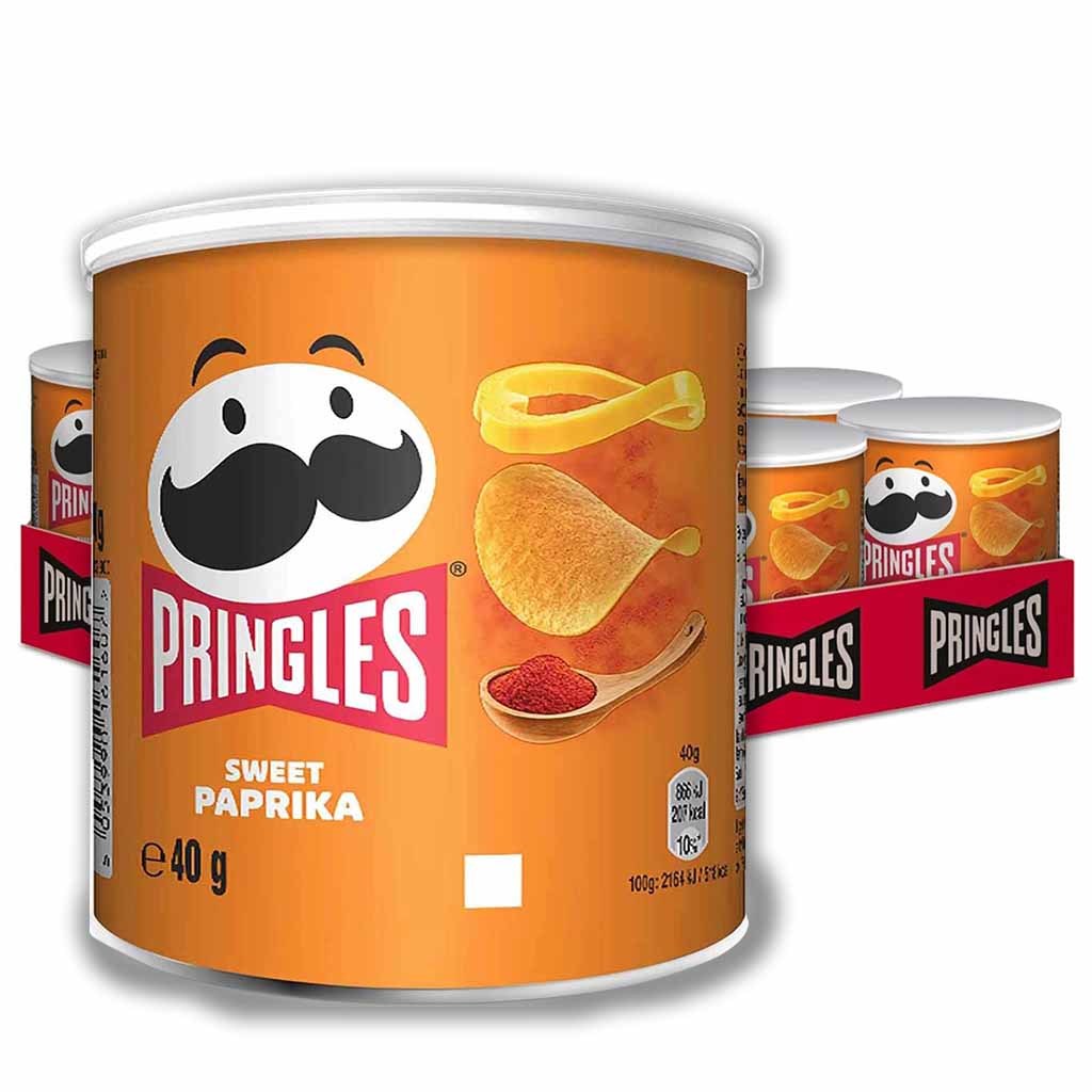 E-shop Pringles Süße Paprika Snackgröße 12x 40g=480g