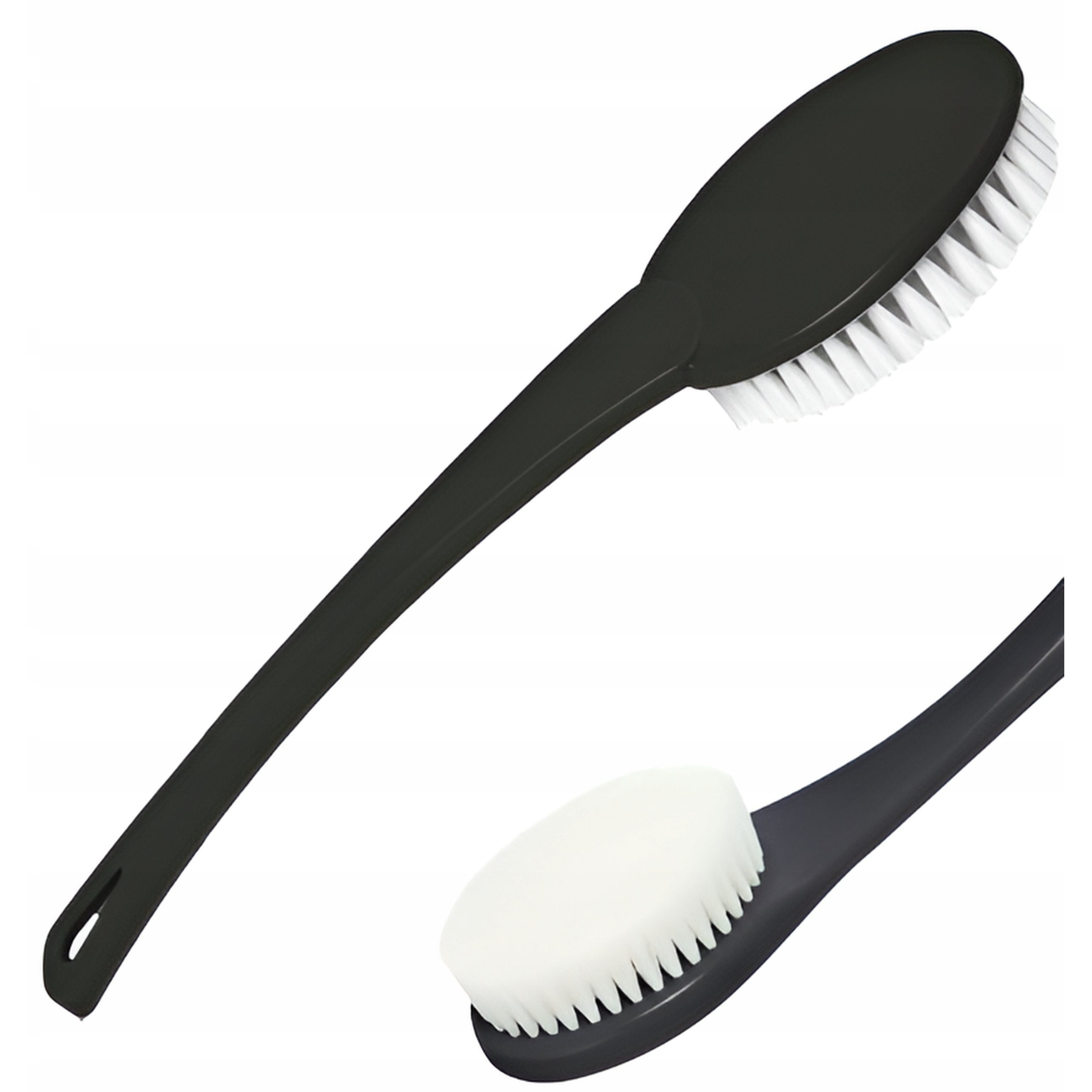 TEMU Long Body Wash Brush For Exfoliation And Massage