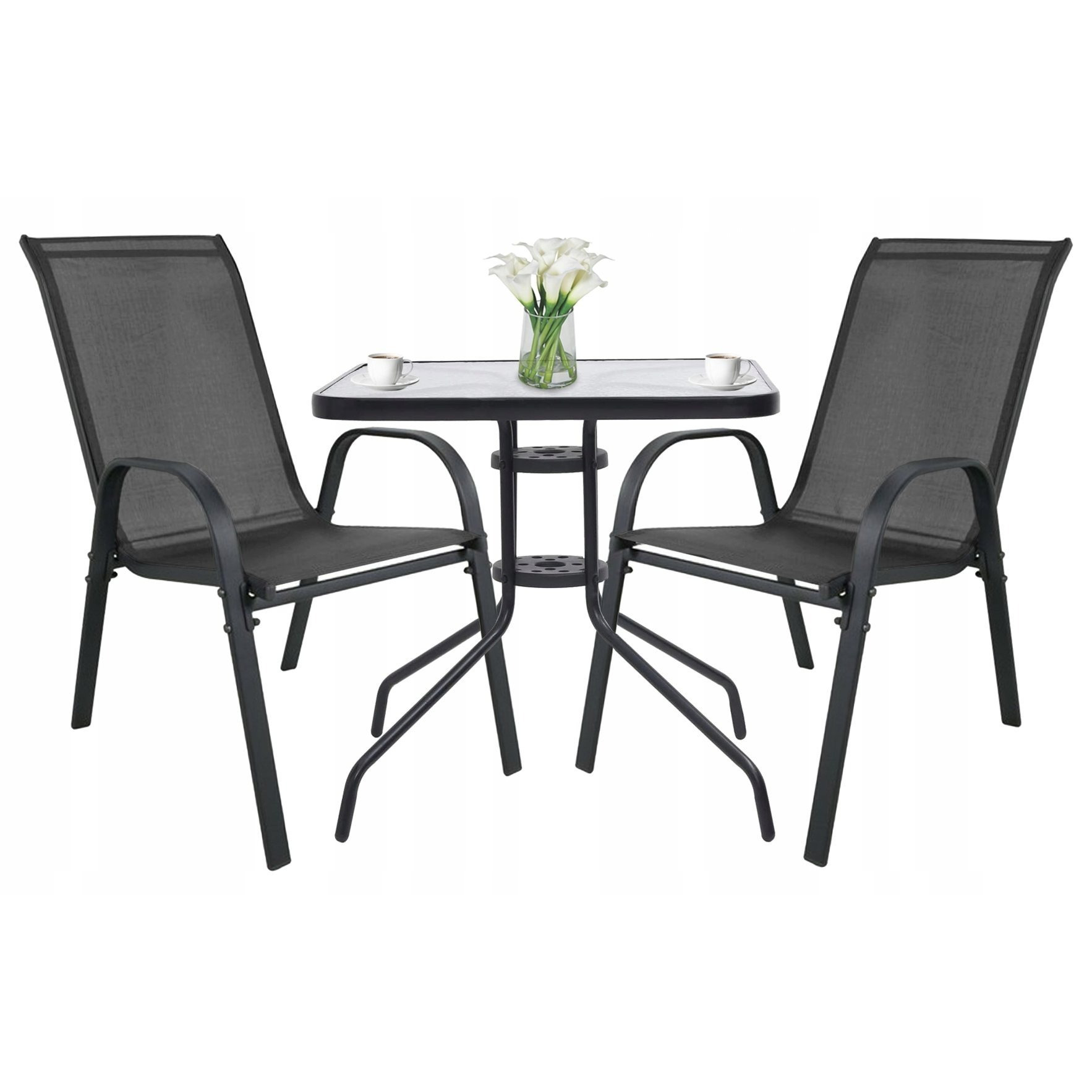 Set Of Garden Furniture Garden Furniture Table With Chairs For Balcony Terrace 2 Chairs