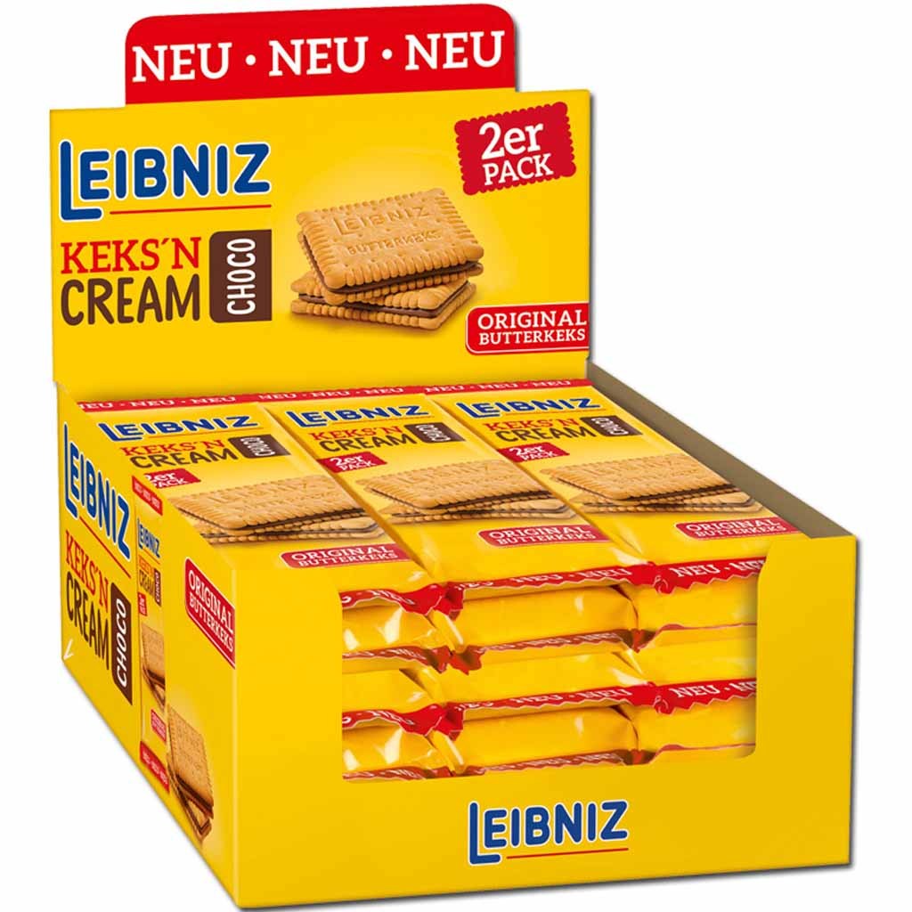 Leibniz Cookie Cream Choco 18x 38g=684g