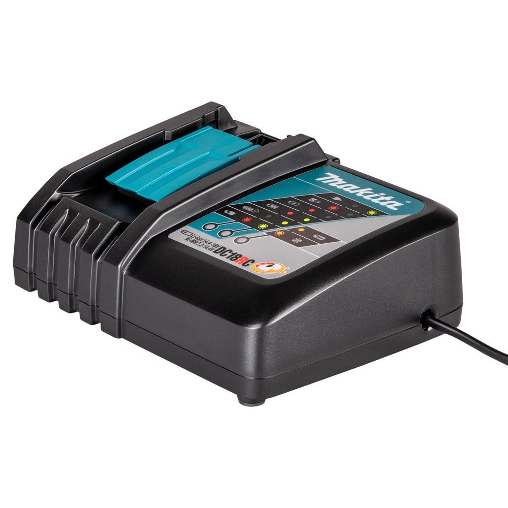 TEMU Makita DC18RC Schnellladegerät – 14,4 V/18 V -Akku-Lader mit aktiver Kühlung & kurzer Ladezeit
