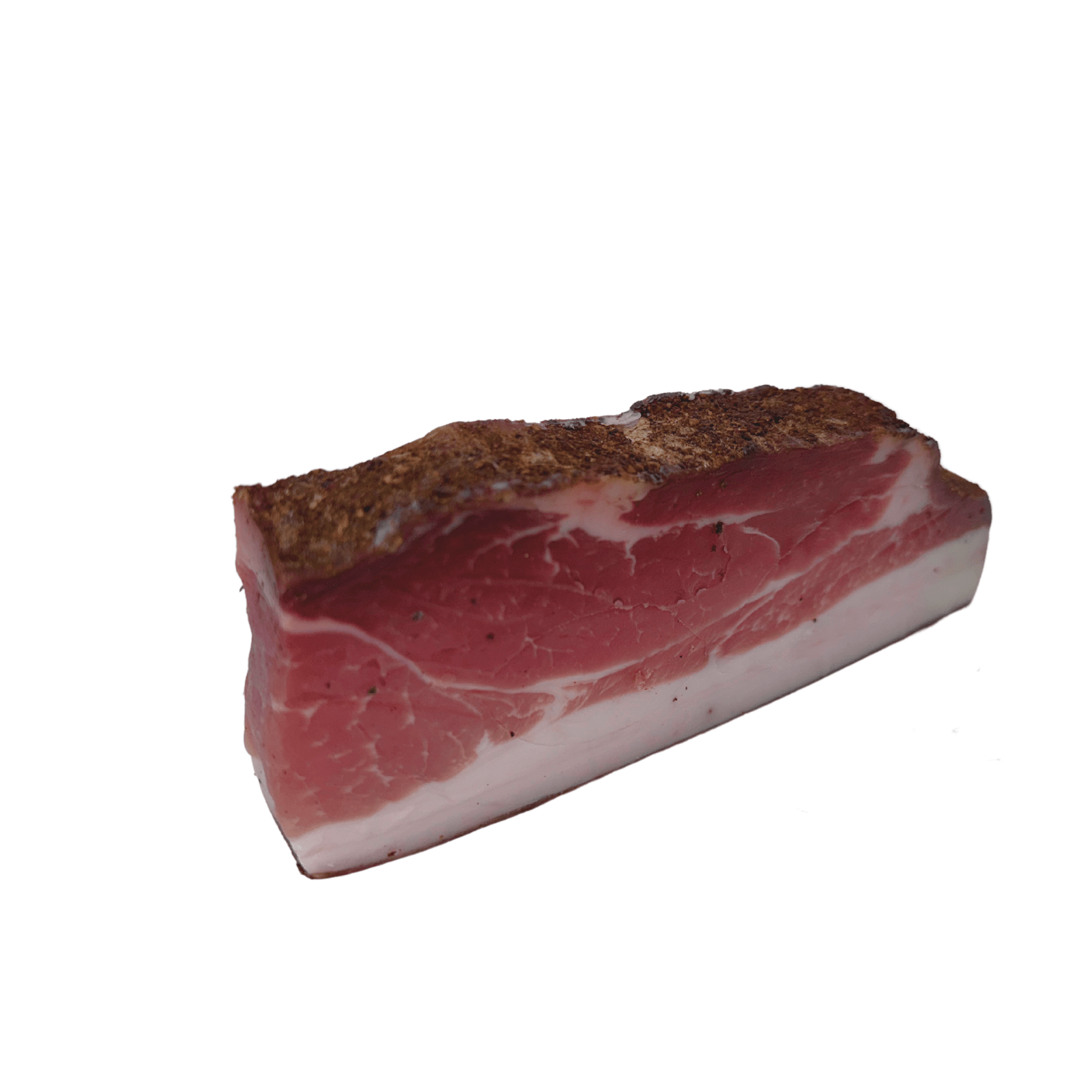 E-shop BAVAREGOLA Südtiroler Speck g.g.A. - 200g 6 Monate gereift - Original Südtiroler Speck Spezialität - Schinkenspeck geräuchert & luftgetrocknet