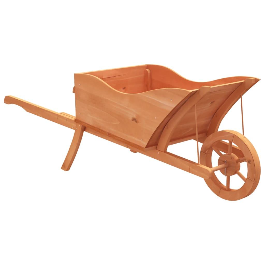 Image of Vidaxl Planter Trolley Design, Flower Trolley With Of Space, Planter Trolley With Drainage Hole, Garden Trolley Planted Trolley, Solid Wood