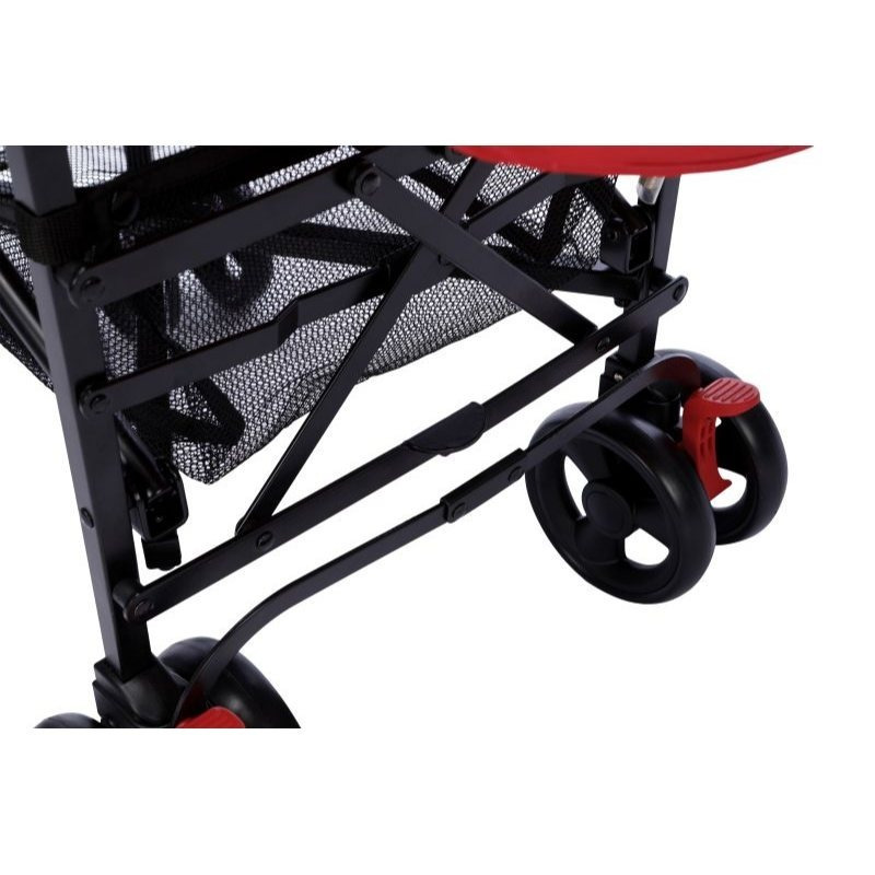 Lichtgewicht S120 BUF BOOF Rode Kinderwagen 0-36 Maanden Verstelbaar Handvat 180-Graden Verstelbare Rugleuning