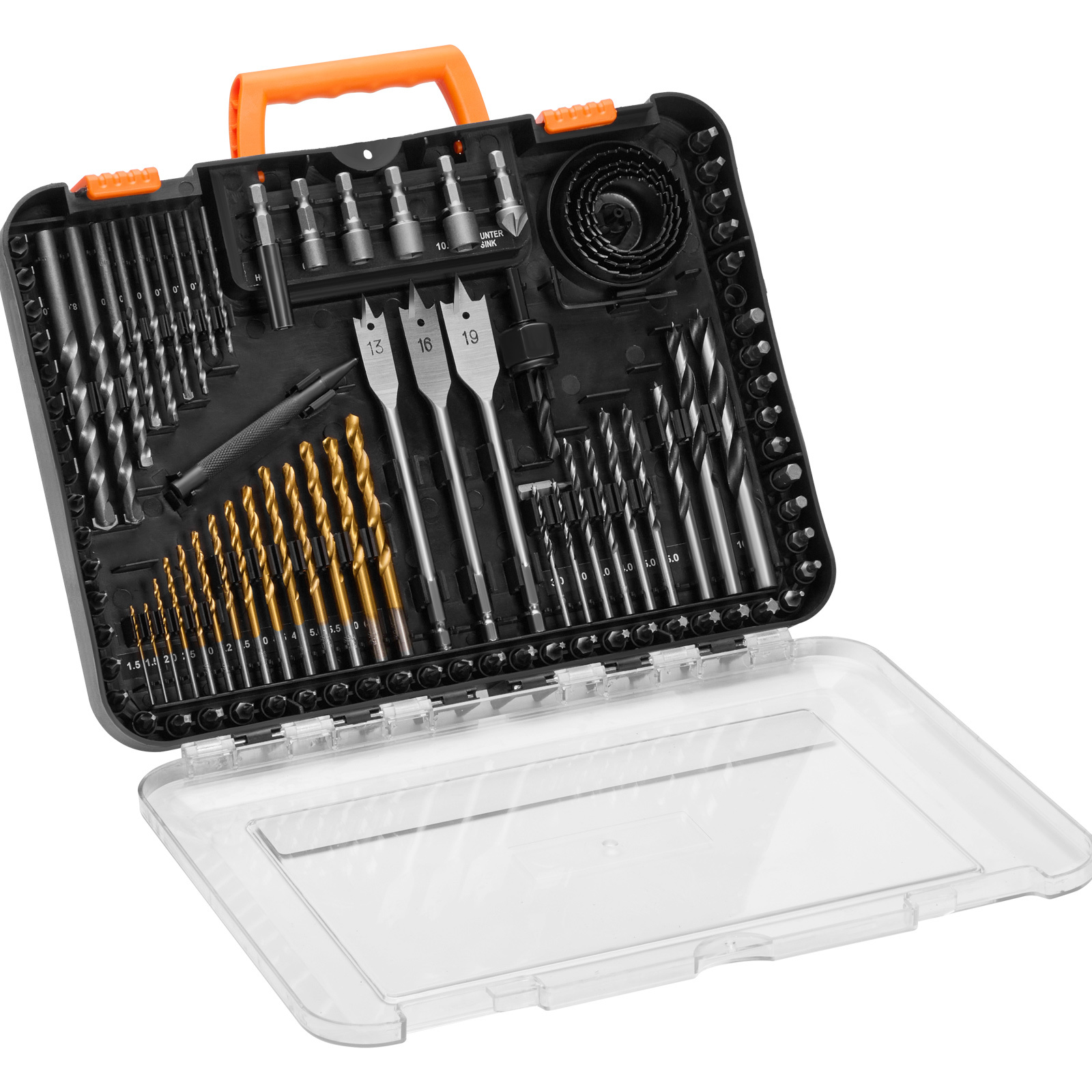 Vevor Drill Bit Set 100pcs Screwdriver Bit Set With Carrying Case