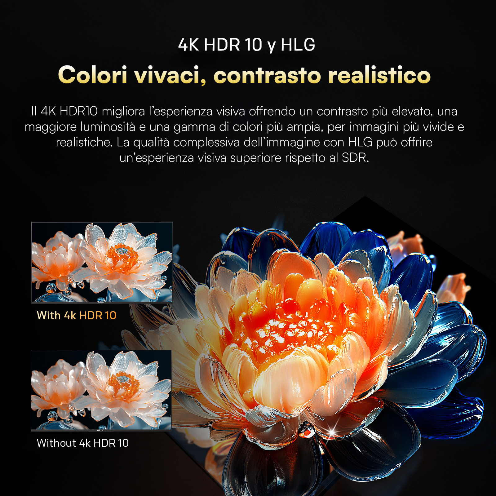    : 43muf7000z tv inteligente ultra hd 4k de 43,   de   de 120hz, hdr10, bluetooth, control de voz google tv,   5.0, audio  ,  , diseño sin   en plata Detalles del producto 7