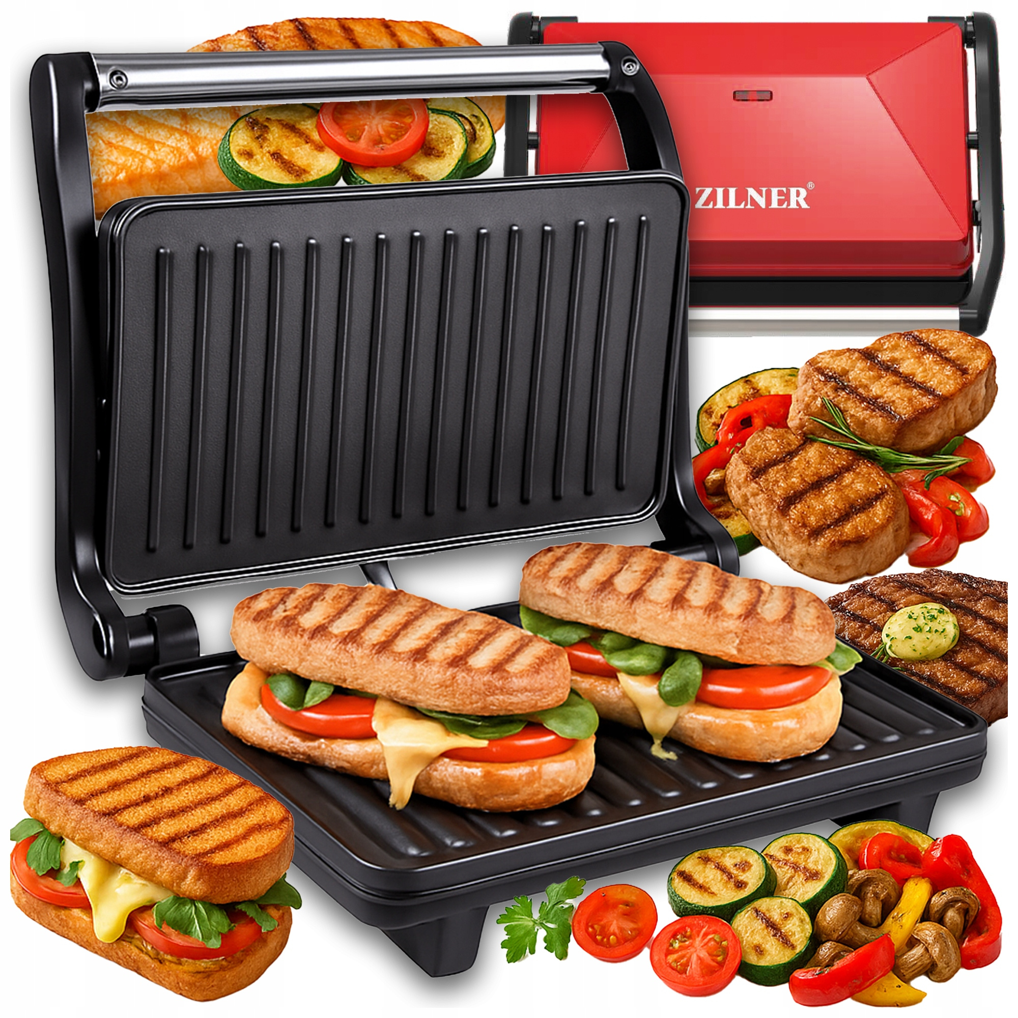 TEMU Toaster For Sandwiches | Electric Grill | Toaster | For Paninis | Sandwich | Toasts | 800w