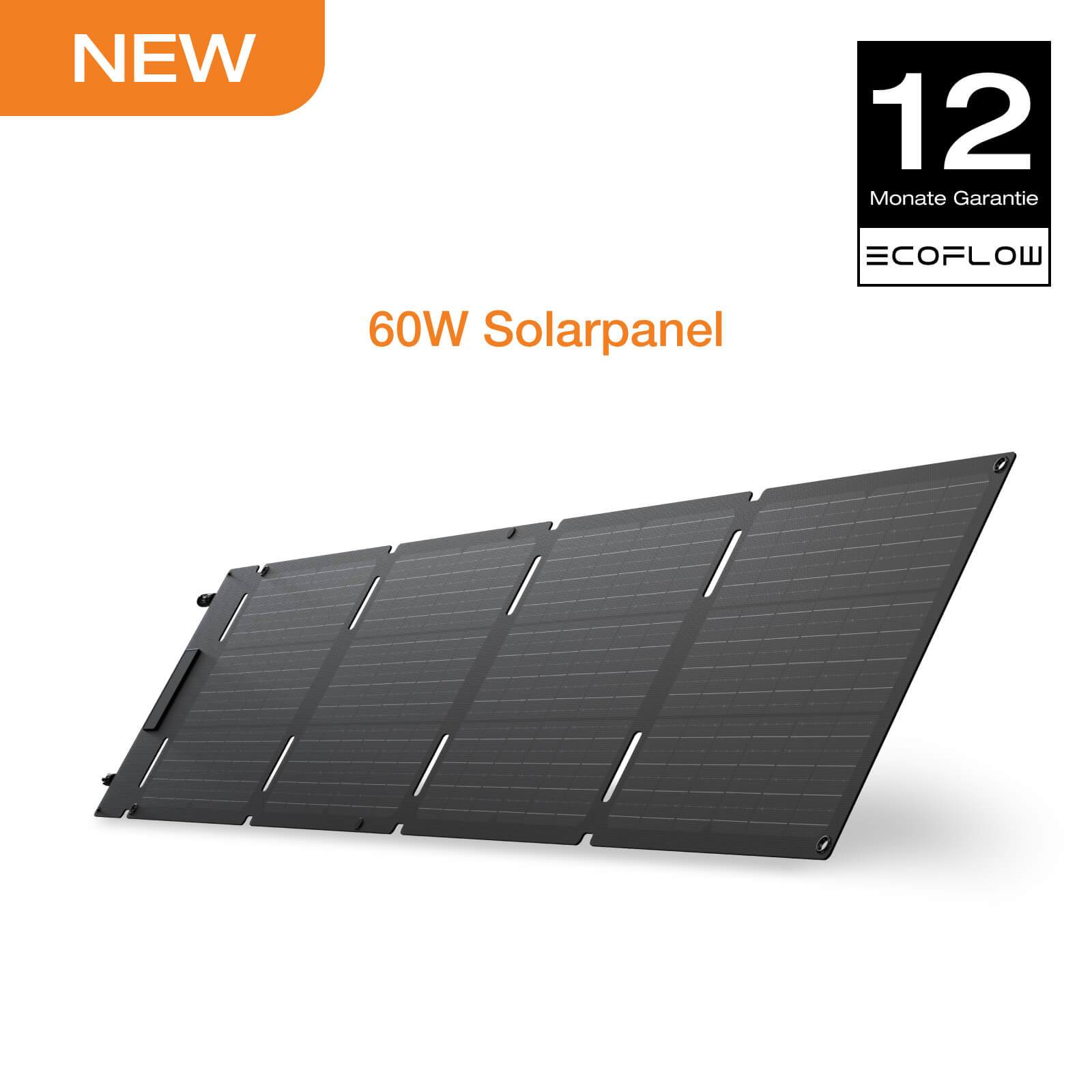 Image of Ef Ecoflow 45w Portable And Foldable Solar Panel, 25% High- N-type Solar Cells, Water And Dust-resistant According To Ip68, Suitable For Camping, Backpacks, Suvs And Minivans