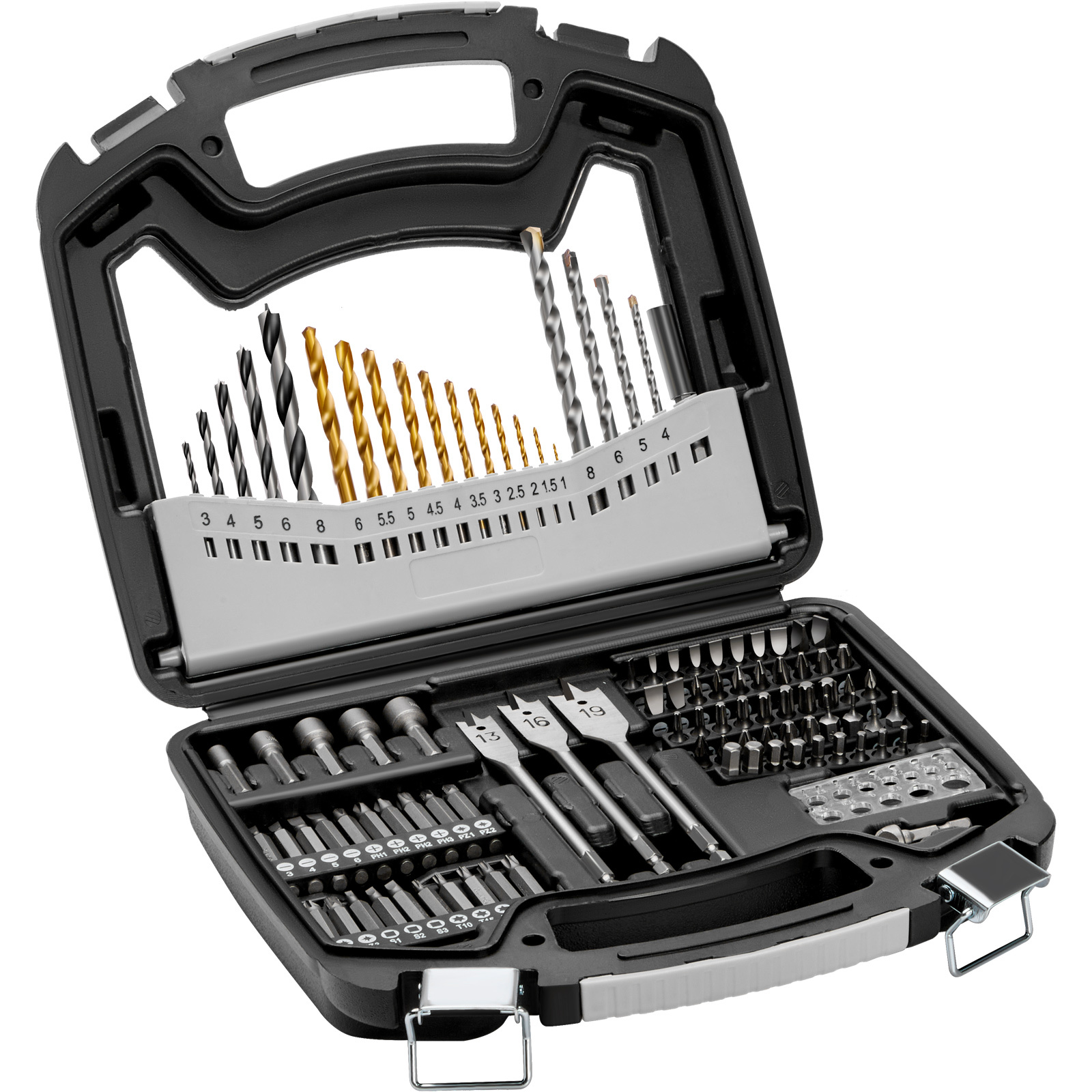 Vevor Drill Bit Set 101pcs Screwdriver Bit Set With Carrying Case