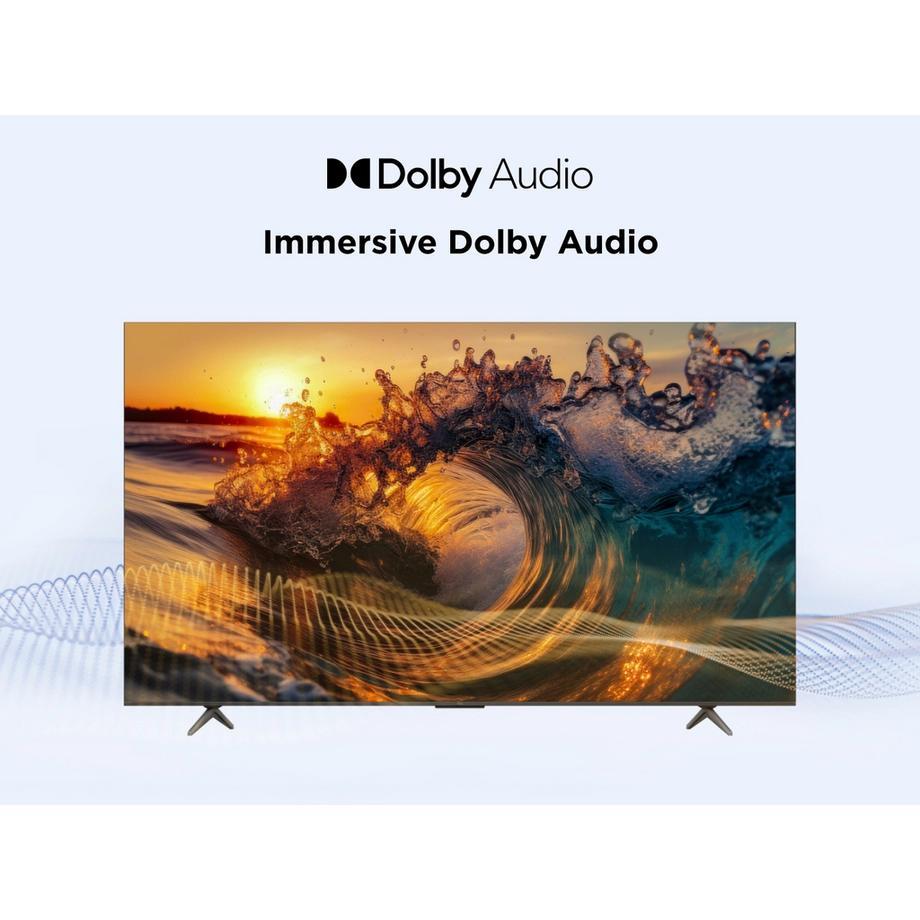 TCL 43V5C-UK 43 Inch QLED FHD HDR Android TV, 2025 New Model, 43V5C-UK