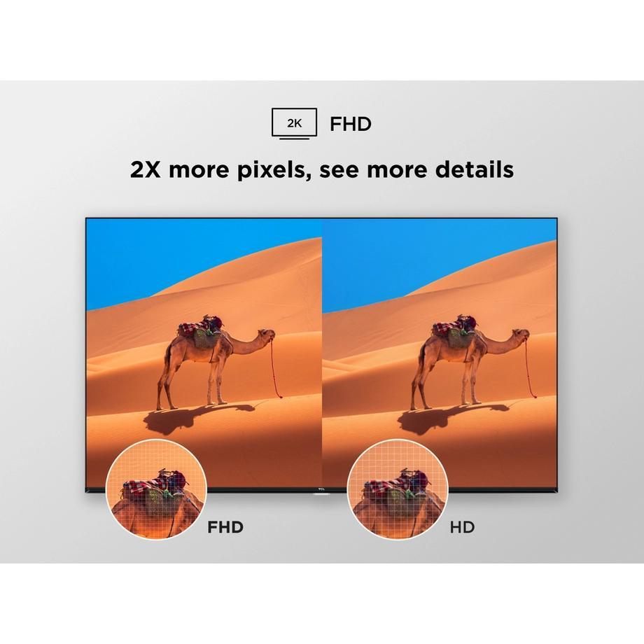 TCL 43V5C-UK 43 Inch QLED FHD HDR Android TV, 2025 New Model, 43V5C-UK