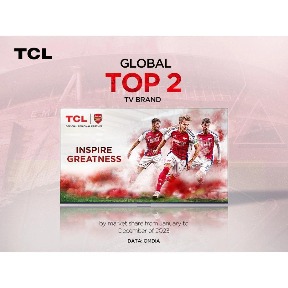 TCL 43V5C-UK 43 Inch QLED FHD HDR Android TV, 2025 New Model, 43V5C-UK