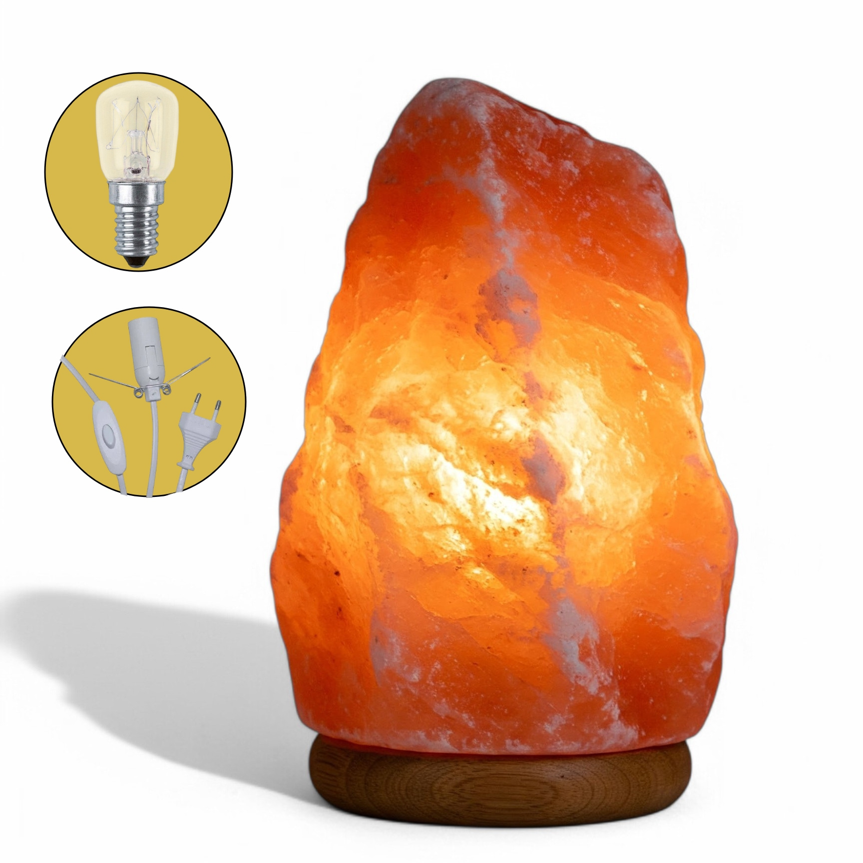 TEMU Himalayan Salt Lamp, Salt Crystal Lamp, Table Lamp, Salt Crystal Lamp, Natural Himalayan Pink Salt Bedside Lamp, Salt Lamp From Salt Range,