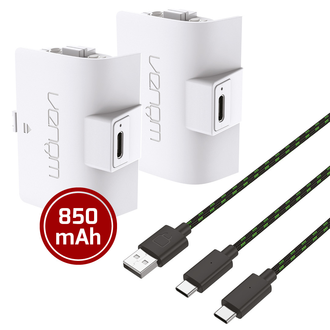 Venom Twin Rechargeable Battery Packs For Use With Xbox Series S/X & One