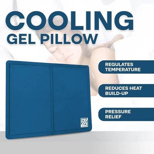 2 pack cooling gel multi function 30 x 40cm w cooling relief pillow cushion mat absorbs and dissipates heat quality of sleep and sleeping temperature