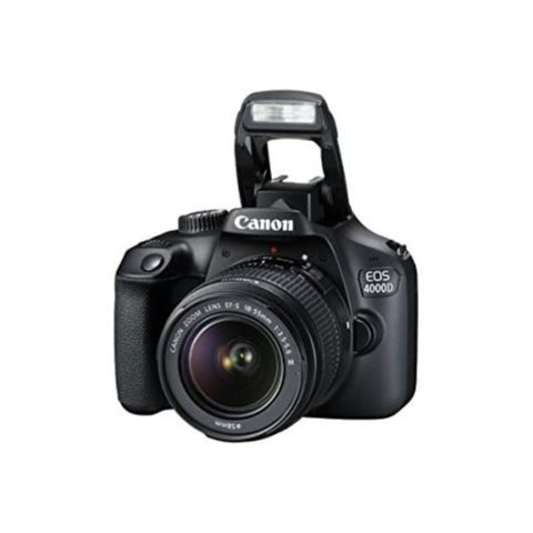 Canon EOS 4000D DSLR Camera And EF-S 18-55 Mm F/3.5-5.6 III Lens - BLACK - UK SELLER