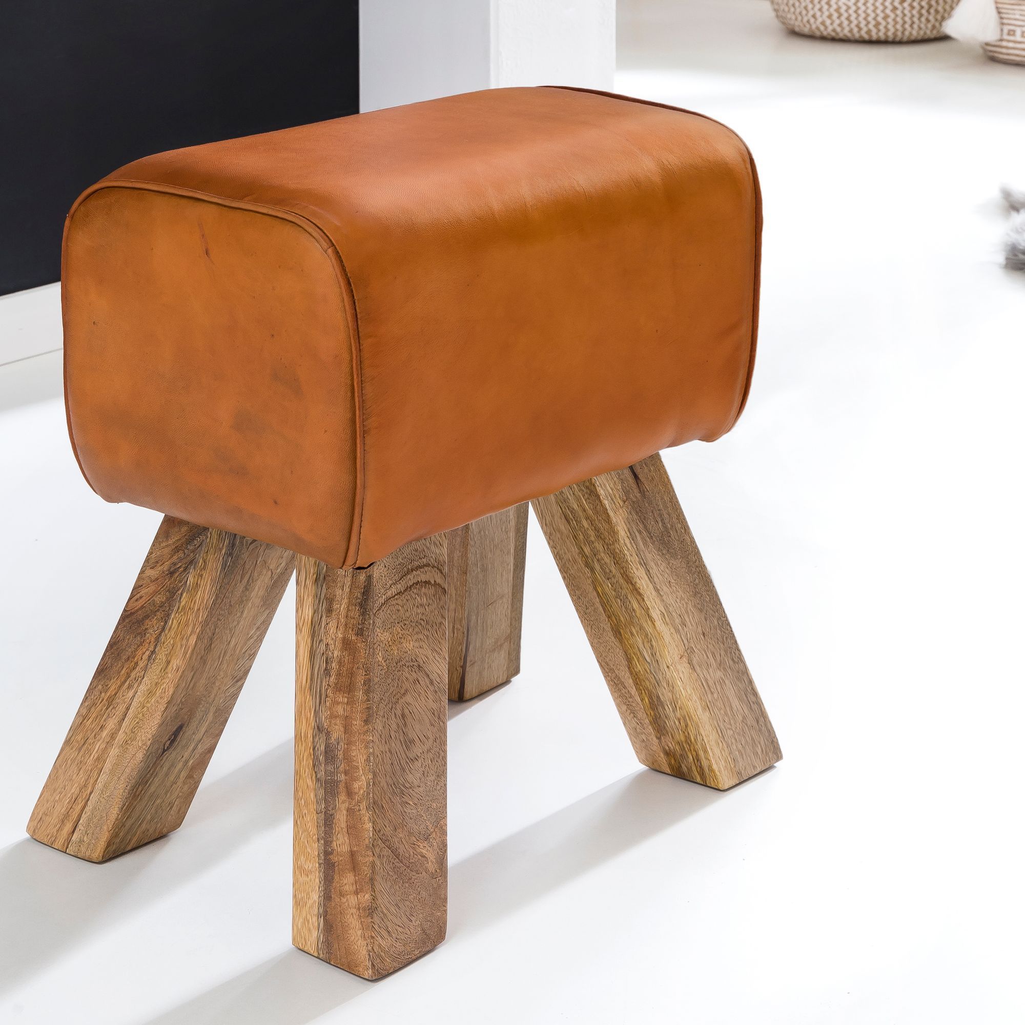 Design Turnblock Stool 40 X 30 Cm, Turnstool Stool Side Stool Footstool