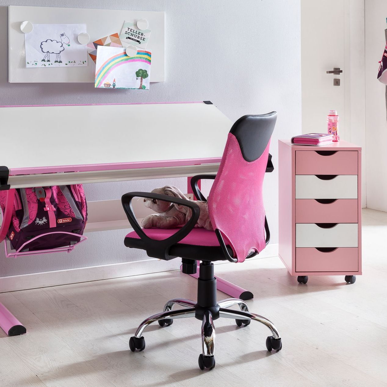 Children's Desk Chair For Children From 6 With Backrest, Children' Chair Children' Chair Ergonomic, Youth Chair Height-adjustable