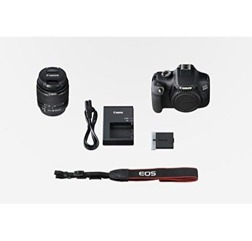 Canon EOS 4000D DSLR Camera And EF-S 18-55 Mm F/3.5-5.6 III Lens - BLACK - UK SELLER