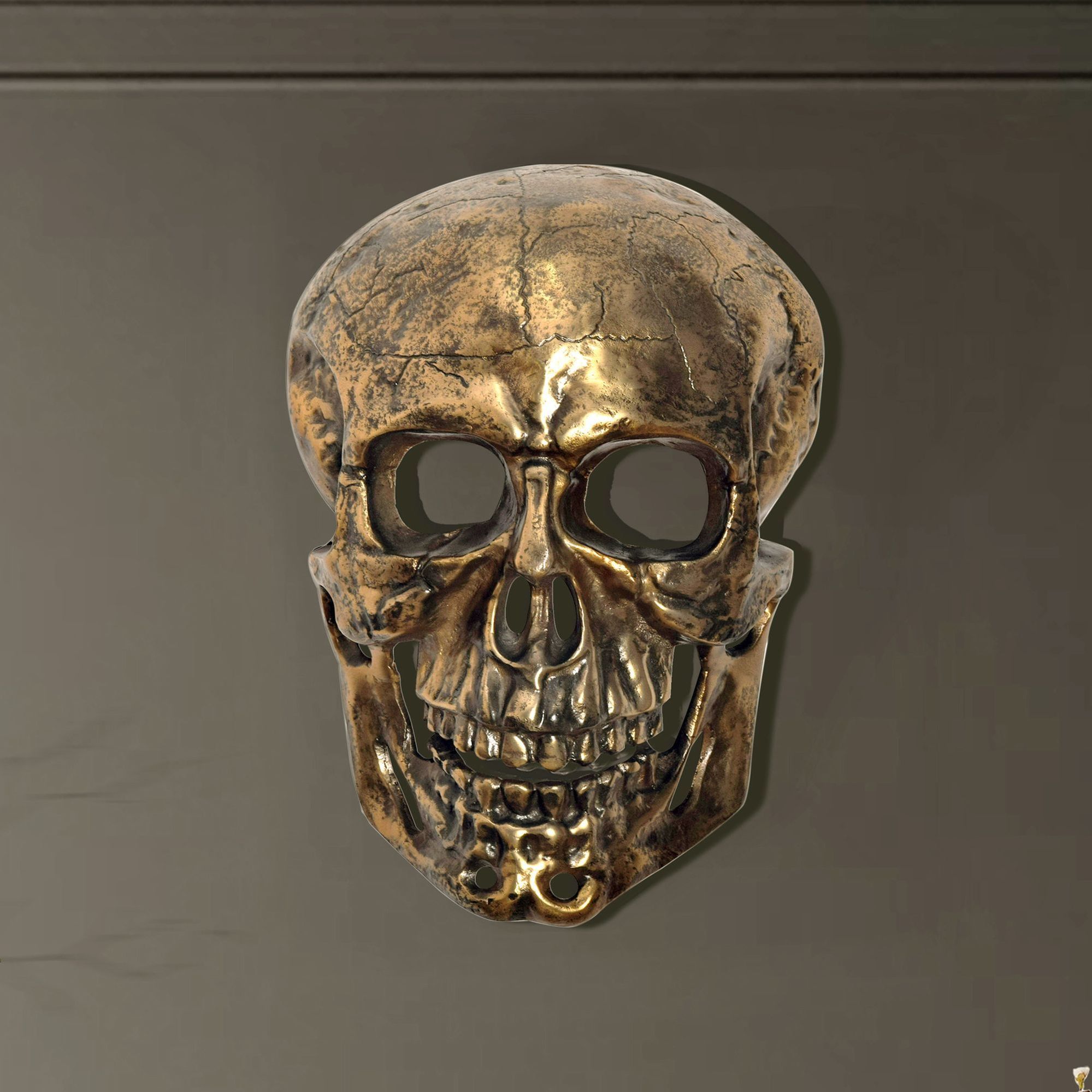 Image of Wall Decoration Head Aluminum 41 Cm Large , Modern Metal Decoration Design, Home Decor , Wall Sculpture Decoration Home Accessory