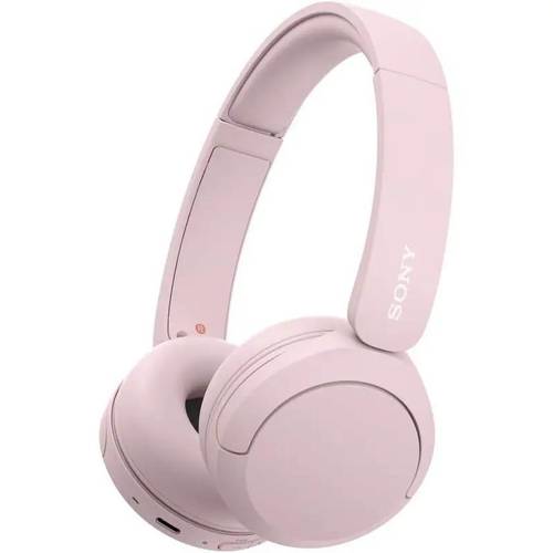 wh ch520 wireless b tooth on ear headphones sound lightweight to 50hr eq clear call quality ios pink