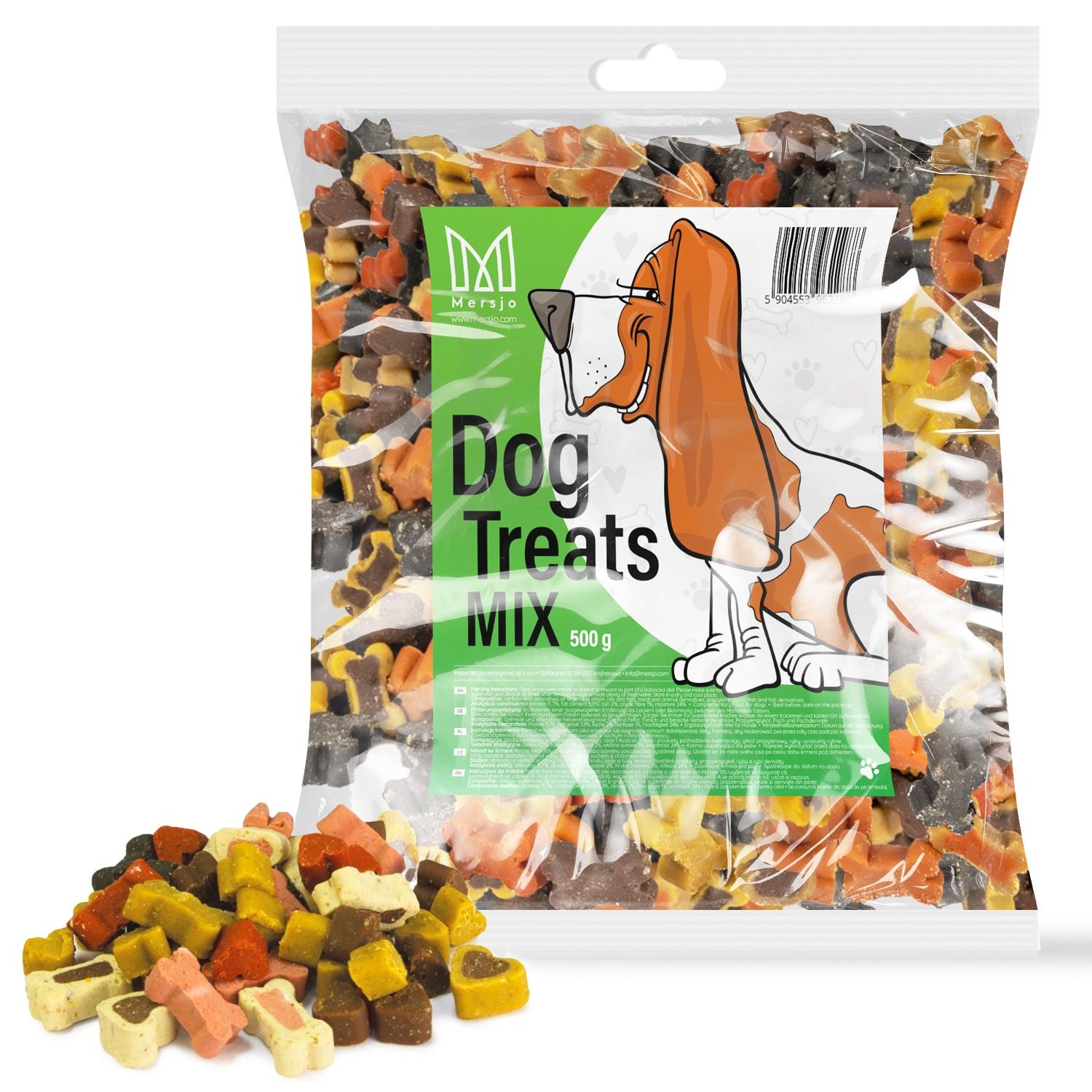 TEMU Dog Treats - Mix Meat Snacks 500g, Reward, Treat For All Breeds And Sizes