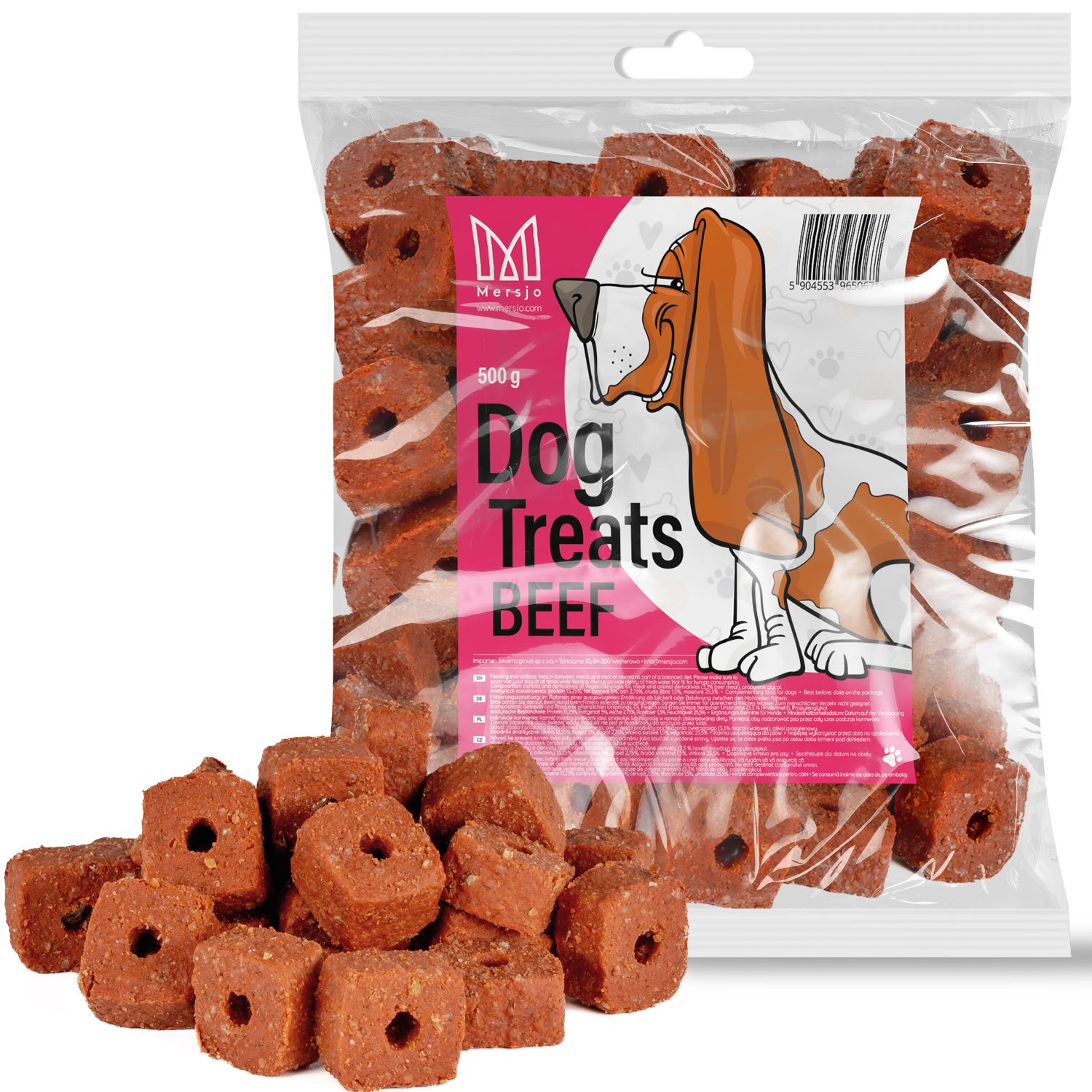 TEMU Dog Treats - Mix Meat Snacks 500g, Reward, Treat For All Breeds And Sizes