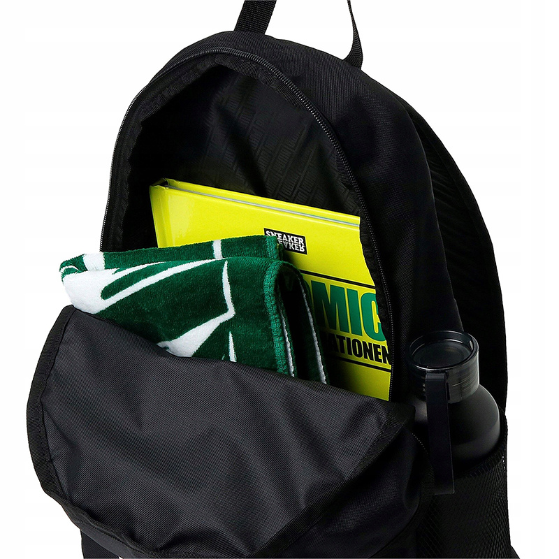 School Sports Backpack Black School Bag for Students Shoulder Bag with Water Bottle Pocket 079943 01 Large Capacity 22L
