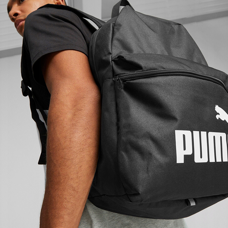 School Sports Backpack Black School Bag for Students Shoulder Bag with Water Bottle Pocket 079943 01 Large Capacity 22L