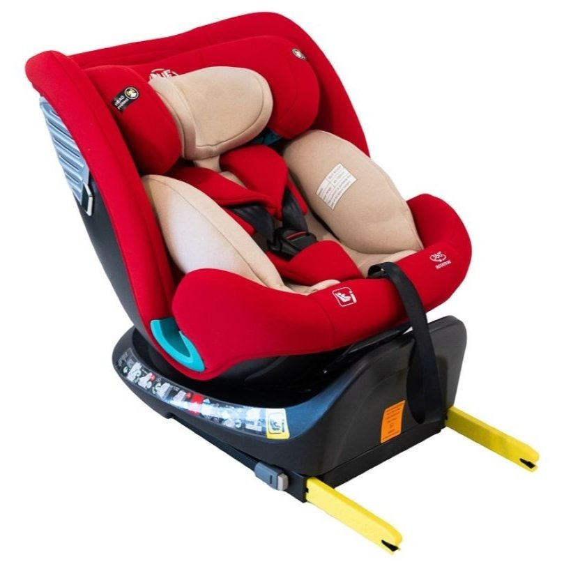 Deluxe Auto Chair Buf Red With Position Rotatable 40-150 Cm