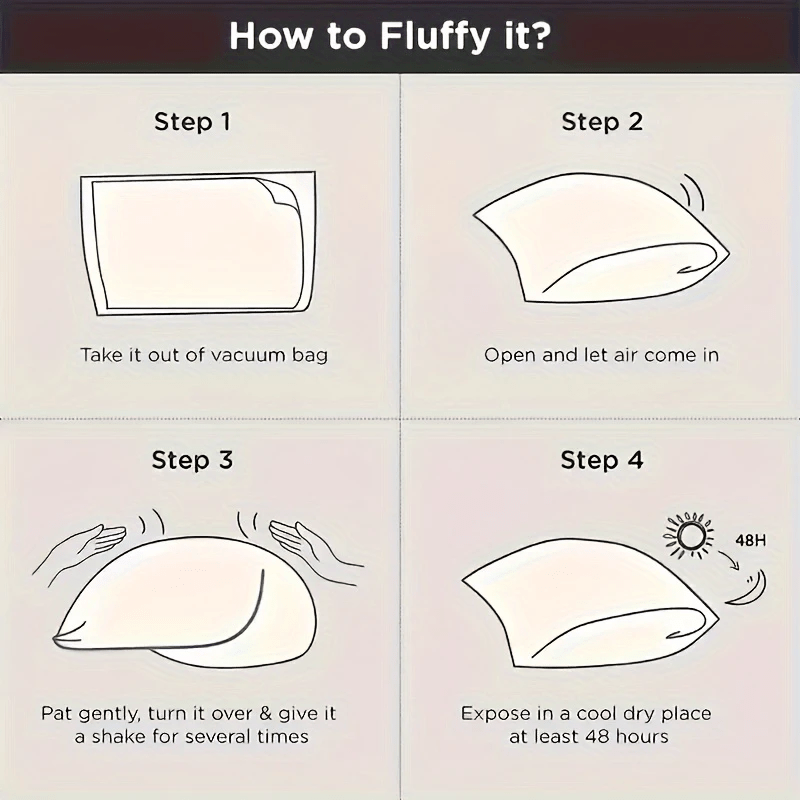 2PCS Luxury Starry White Pillow Inserts 74x48cm - Double-Edged Design with Ultra-Soft Microfiber & Firm Support, Hotel Quality Cooling Polyester Fill for Bed/Sofa