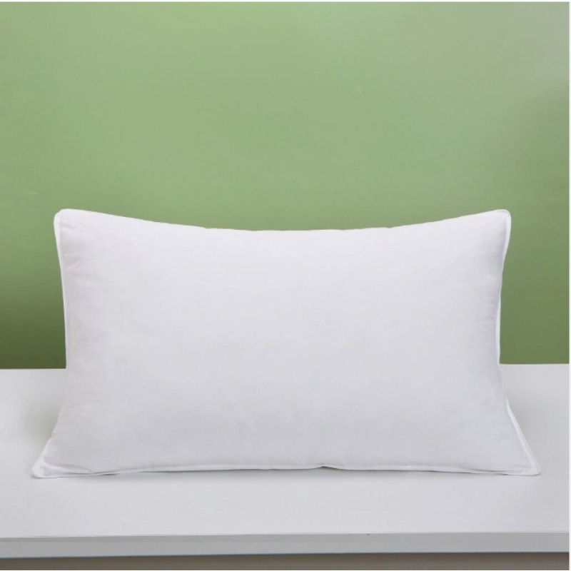 ELAFY Feather & Down Pillow Luxury Hotel Quality Duck Feather & Down Pillows Cover 100% Microfiber Extra Filled for Deep Sleep Comfort PACK of 1, 2 Size 48x74cm