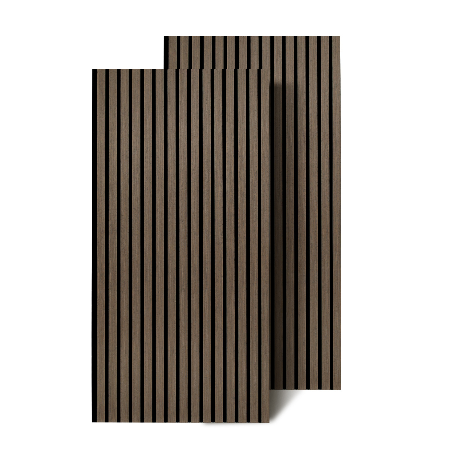 2X Acoustic Wood Panels 120X60Cm Wall Panels Made of Wood Veneer And Felt, Walnut-Colored Wood Panels, Wooden Wall Cladding for Studio And Home Interior Wall Decoration –   Coverage